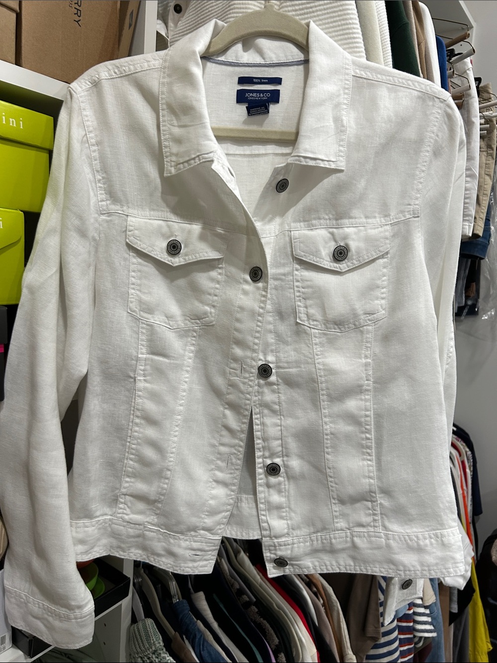 Jones & Co. linen jacket